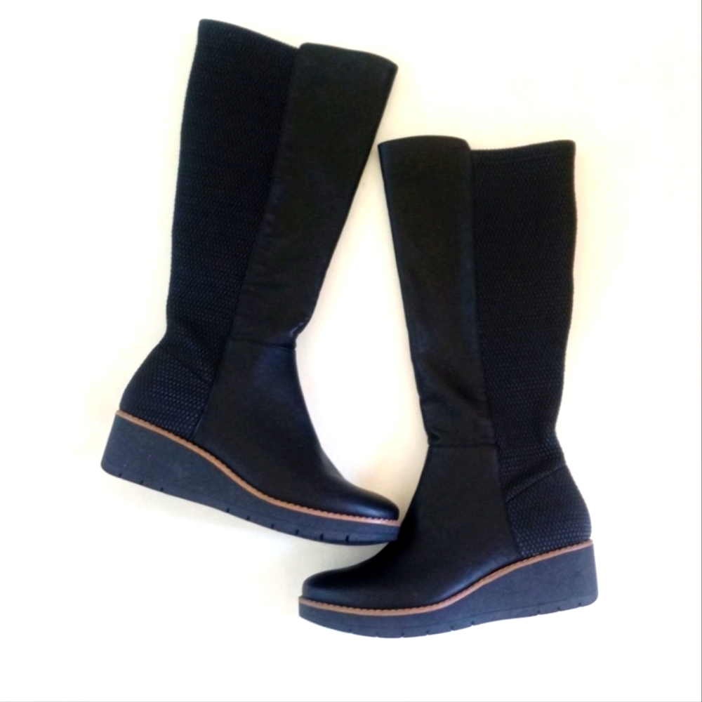 Stylish Black Over the Knee Boots